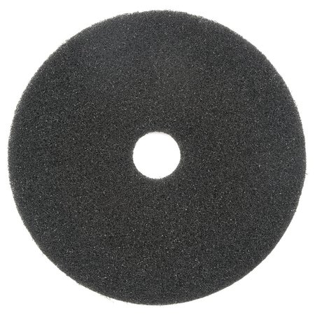 GLOBAL INDUSTRIAL 17 Black Stripping Pad, 5PK 261164BK